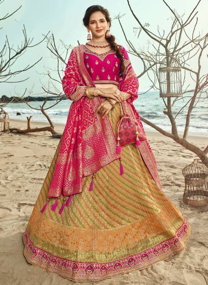 ROYAL 25 Pheavy Festive Wear Banarasi Silk Wholesale Lehenga Collection
